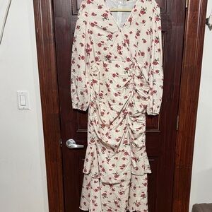 Floral Cream Dress